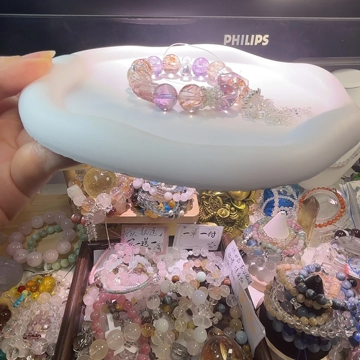 石英石纯铜洛兮手串