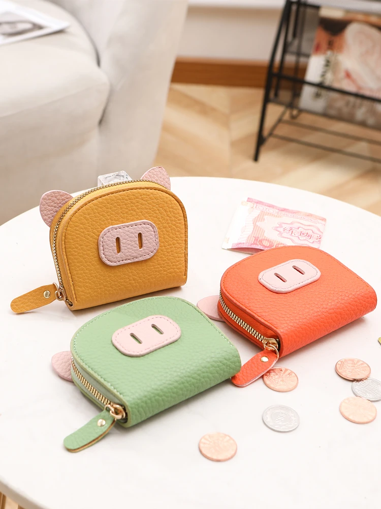 卡包证件收纳包女款2025新款可爱学生零钱包一体多卡位防消磁包潮