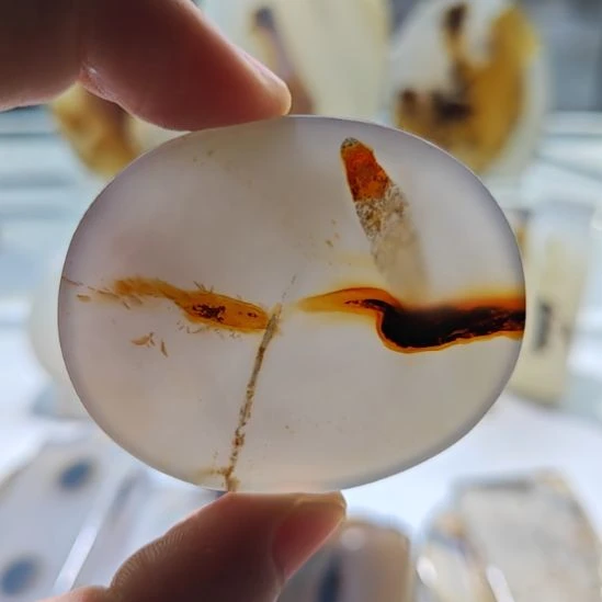 玛瑙/玉髓未镶嵌吊坠(不含链)69号