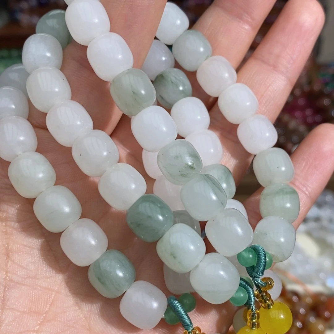 水晶手链未镶嵌天山翠