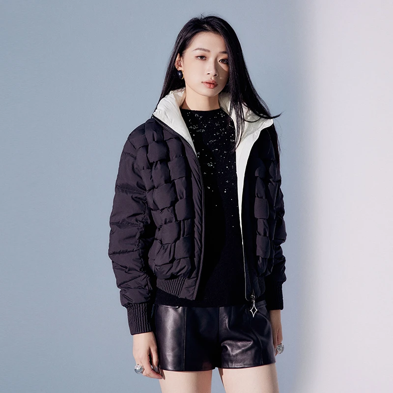 【诗语专属】EVA OUXIU/伊华欧秀羽绒服350YS1475
