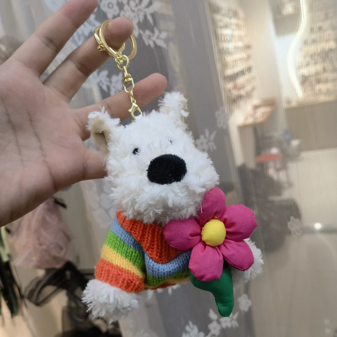 D062小花毛衣狗狗挂啊件啊边夹