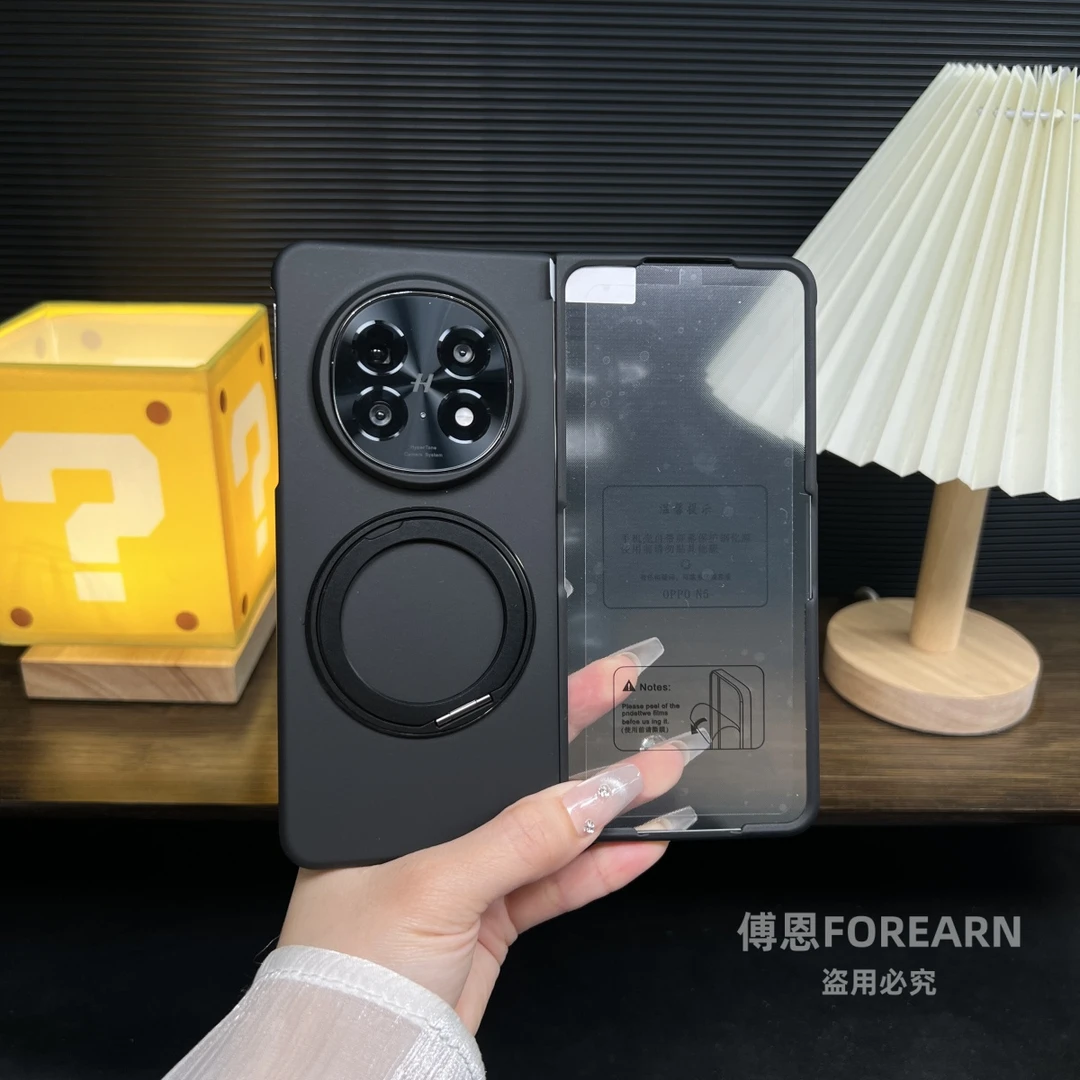 适用于OPPOFindN5手机壳折叠屏oppon5男女士壳膜保护套带支架超薄