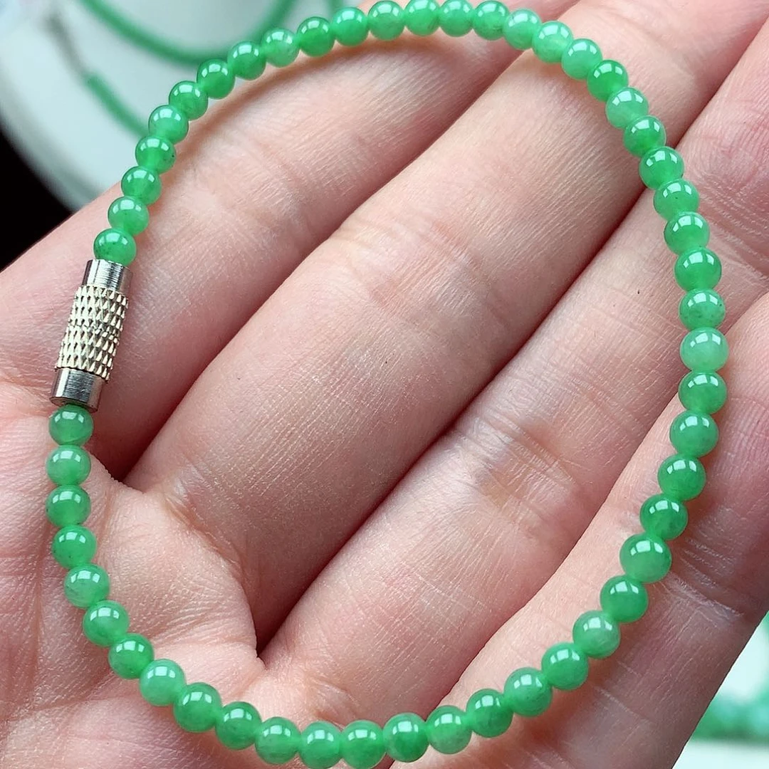 未镶嵌手链翡翠翡翠