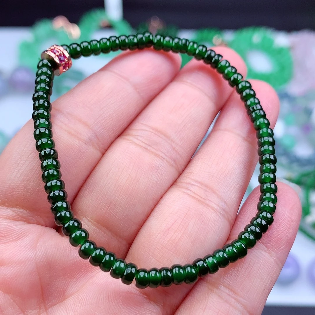 未镶嵌手链翡翠手串