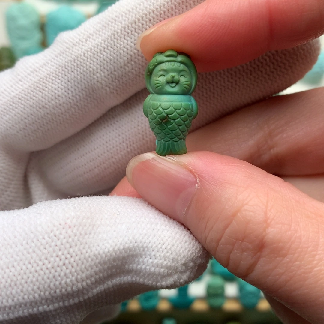 绿松石未镶嵌配饰