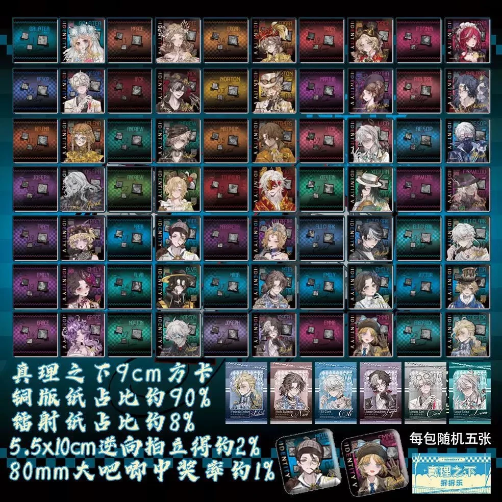 第五人格周边--狱花园 真理之下 盲抽【默认代拆】