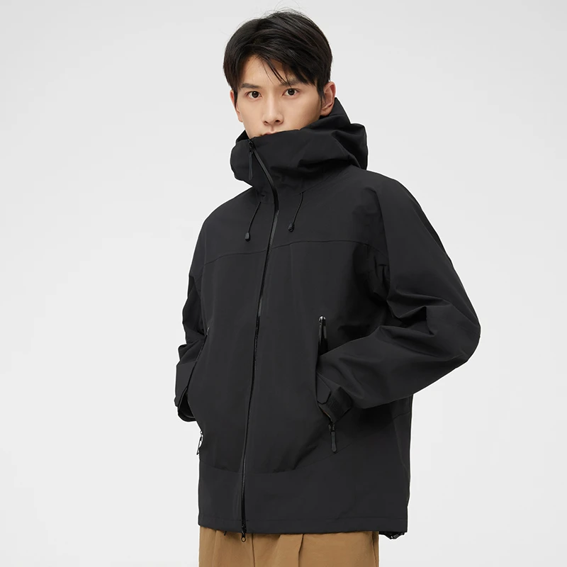 户外男女冲锋衣外套春秋季防风防水宽松运动休闲国标过检