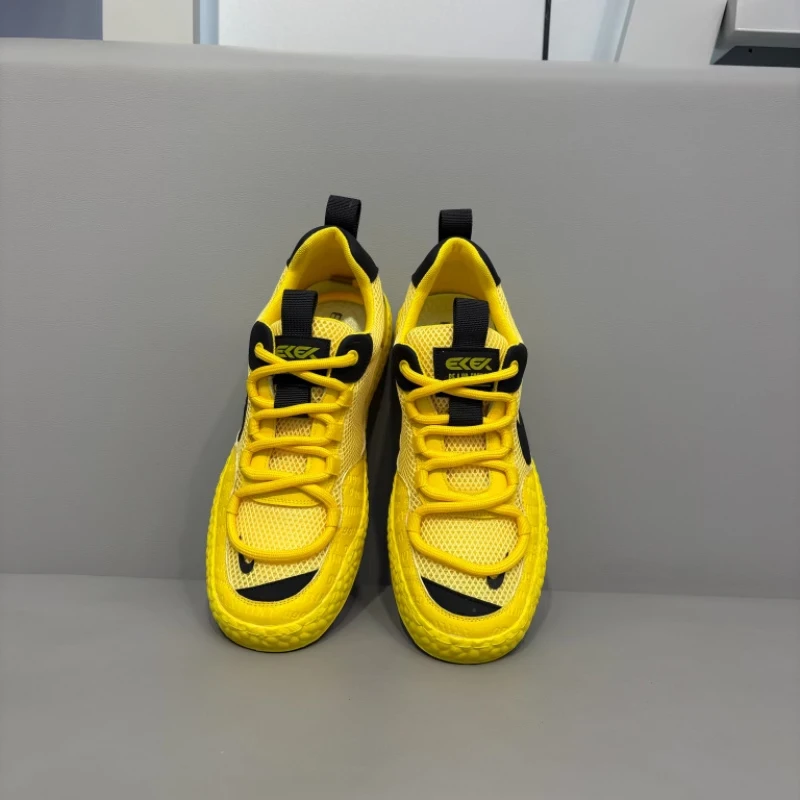 2025新款时尚百搭潮流运动鞋板鞋舒适男士休闲鞋子夏季透气网面潮