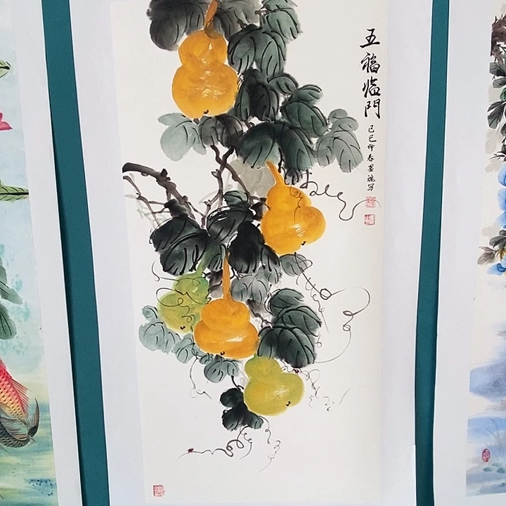 国画三尺手绘作品