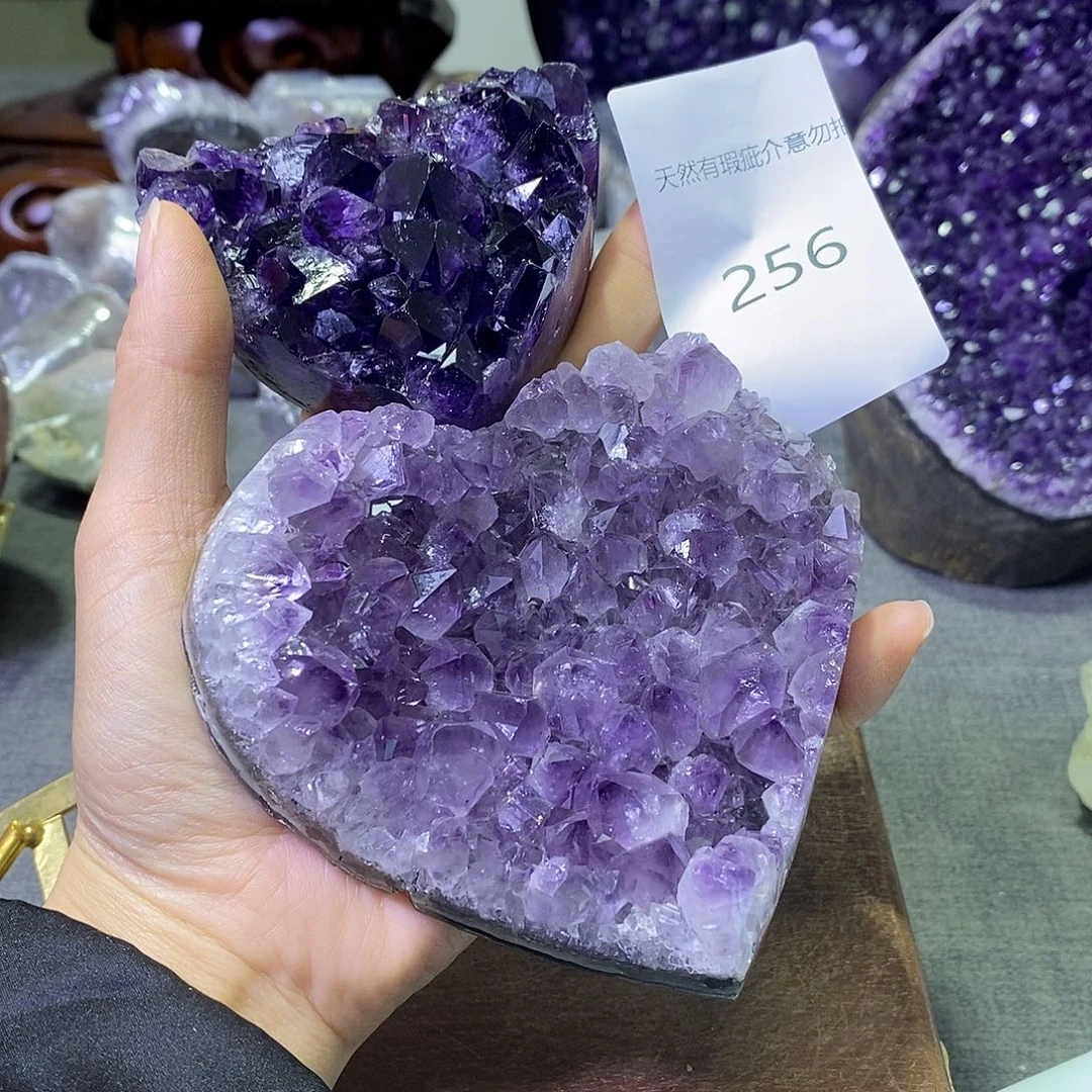 易***仑未镶嵌珠宝半成品紫晶