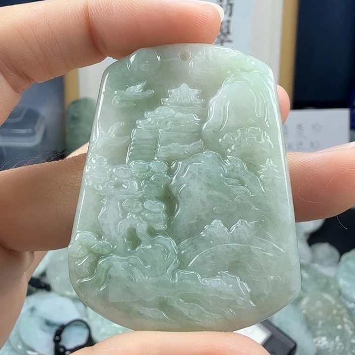 翡翠未镶嵌颈饰翡翠