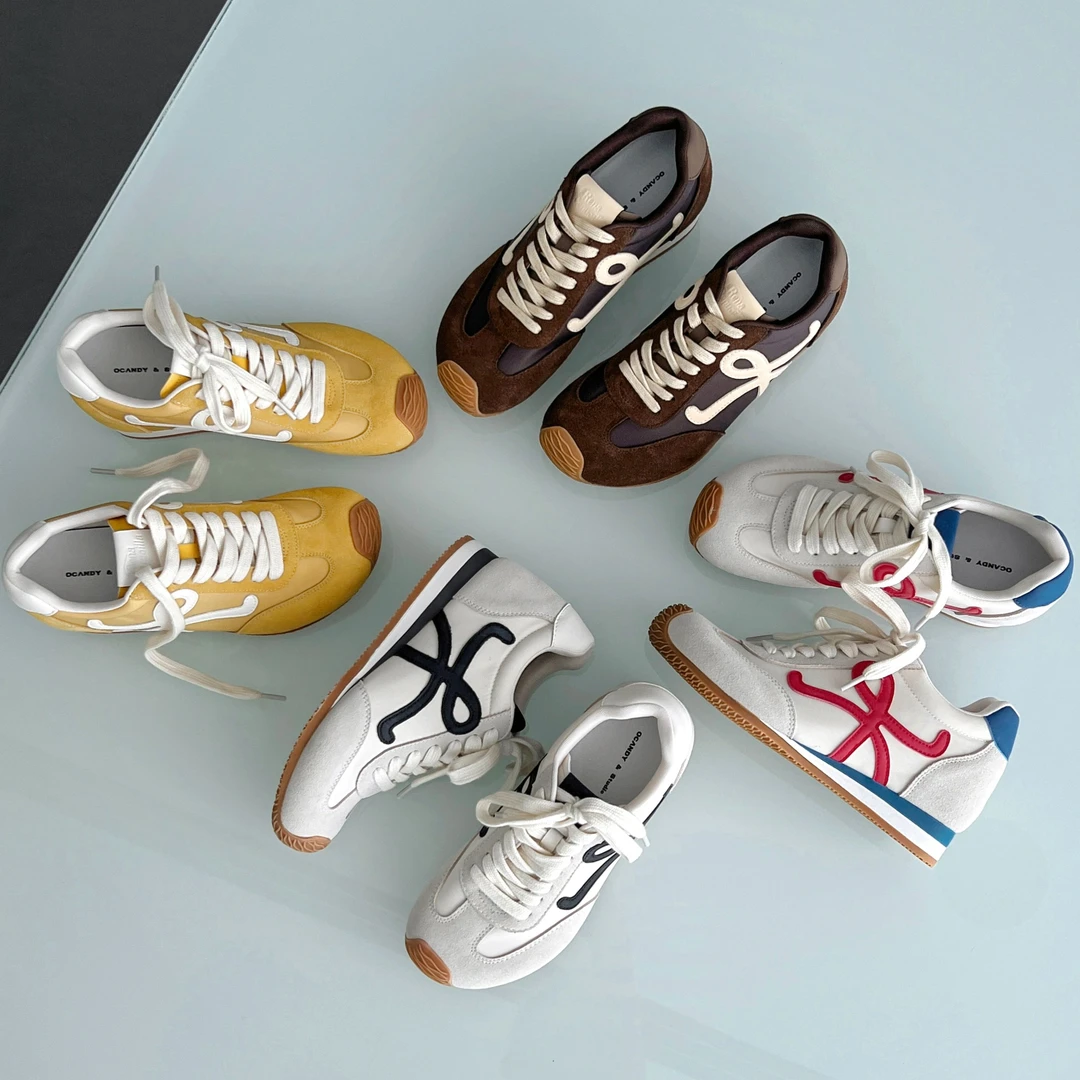 【断码捡漏】7cm显腿长德训鞋女夏季薄款2025明星同款阿甘鞋&4388