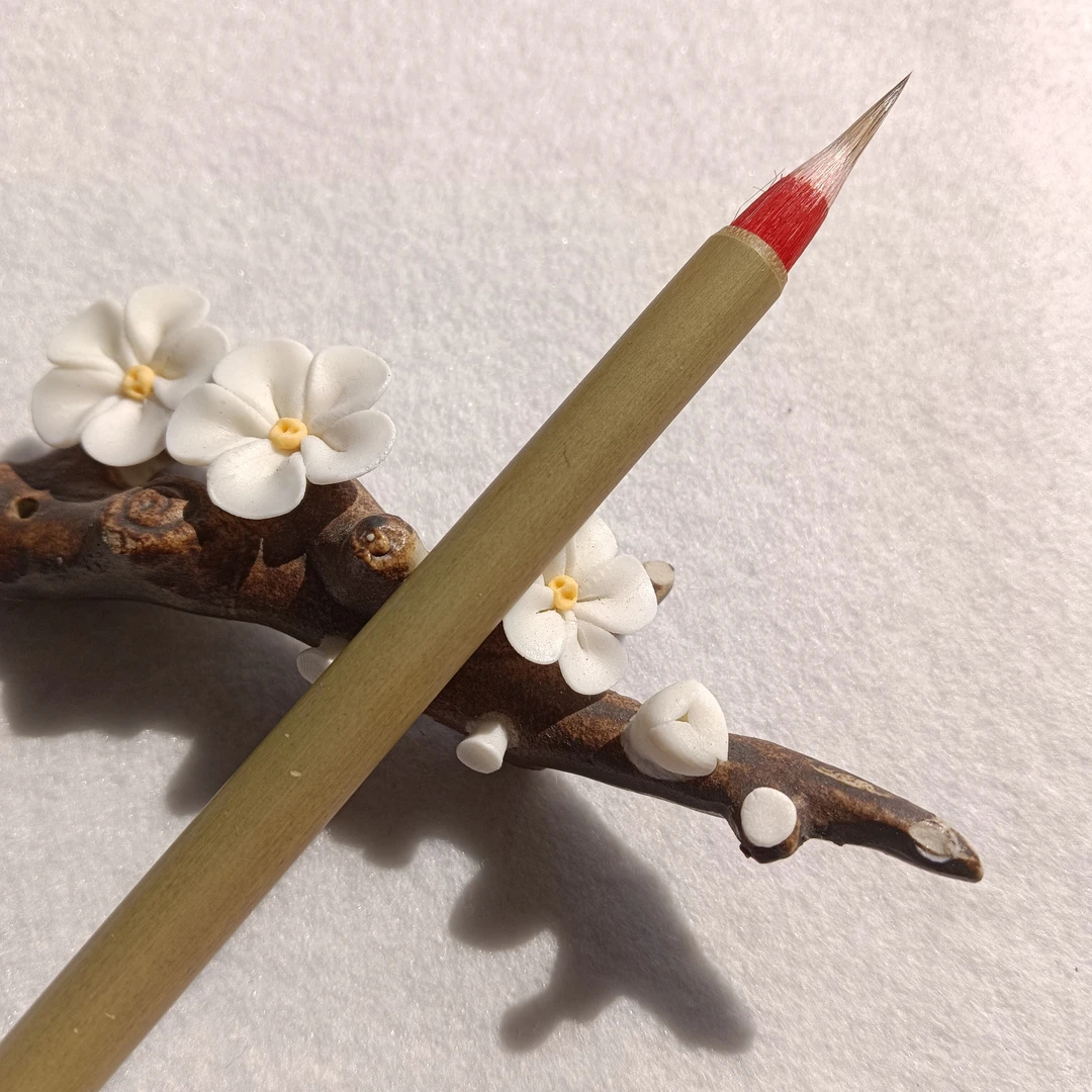 特制食叶声兔毫毛抄经书法专用勾线笔国画工笔不掉毛