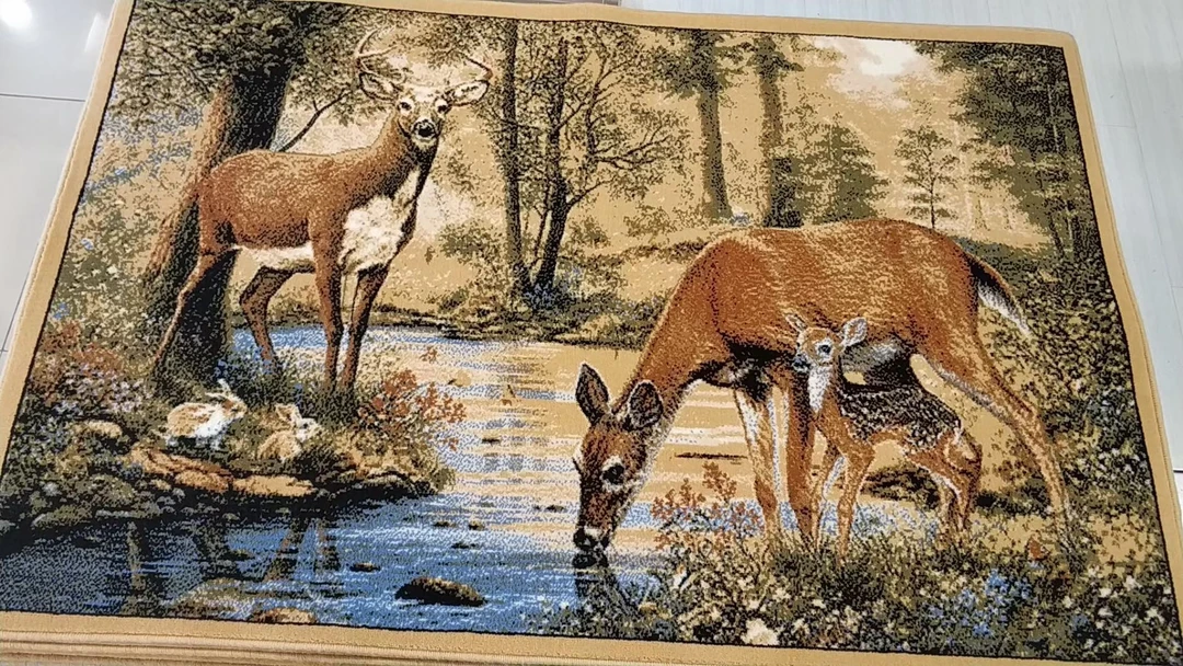 额尔登特客厅手工复古挂毯背景墙羊毛壁毯地毯背景布挂画挂布包邮