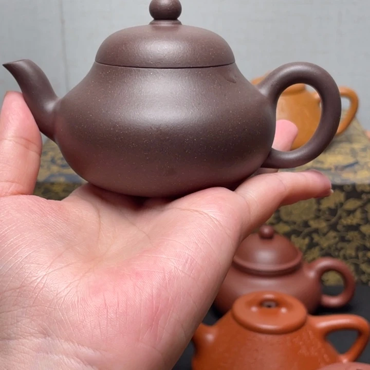 延***明紫砂壶全手工天青
