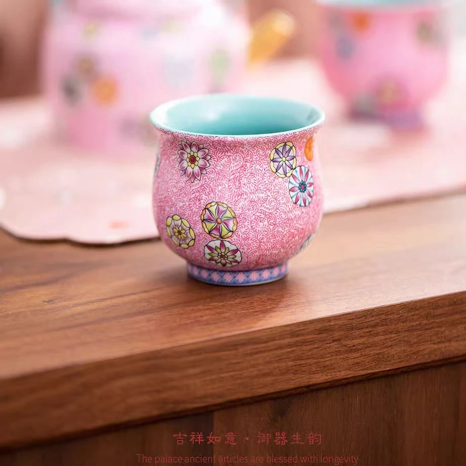 五言六器 春风拾光 吉祥如意-水缸杯WY-398