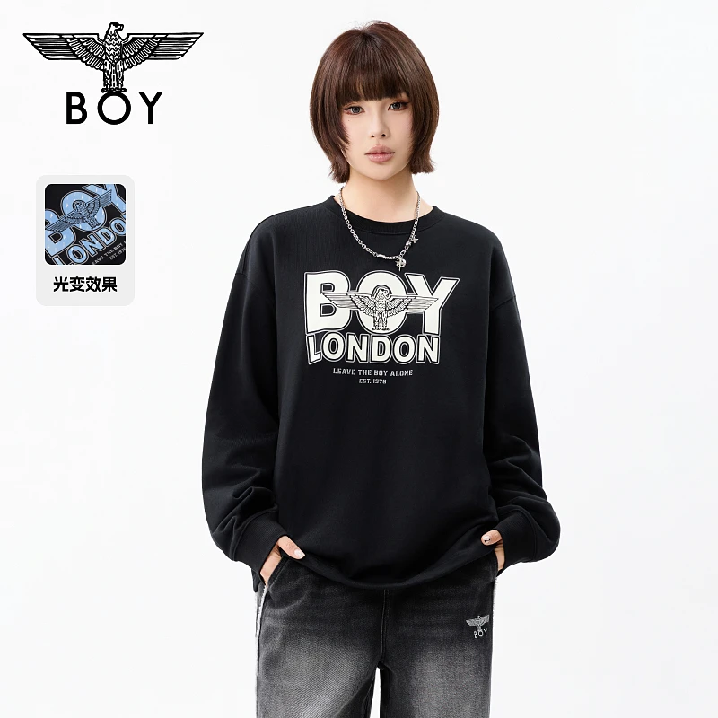 BOY LONDON0时尚潮流百搭通勤针织圆领套头卫衣N03910