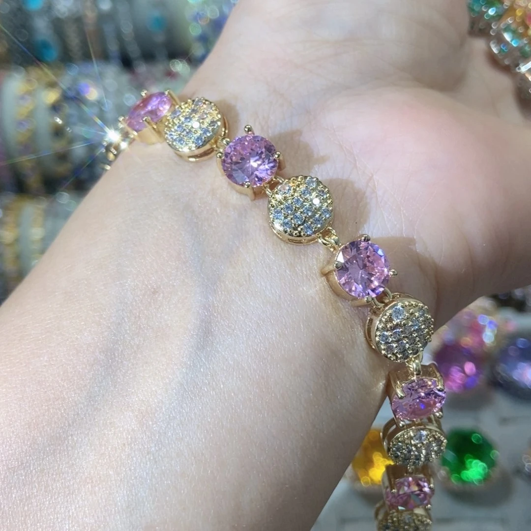 6锆石（处理）手链