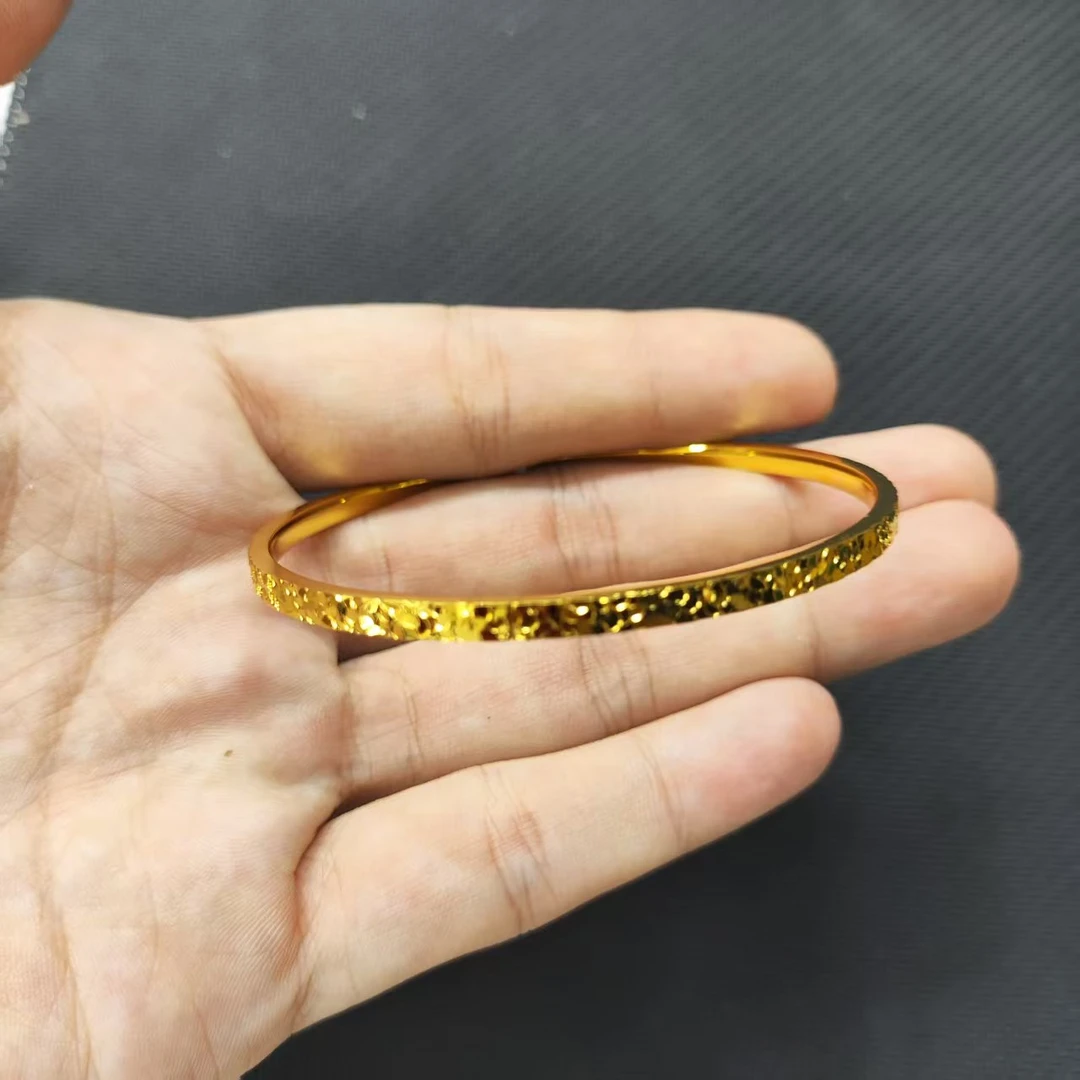 足银手镯 【北野珠宝】足银碎冰冰手镯-B123H-305