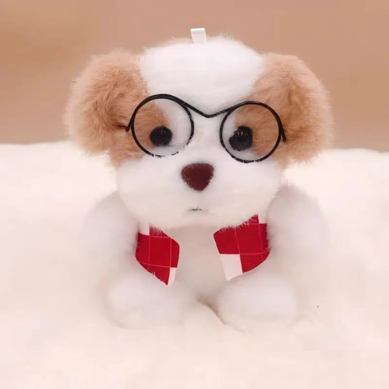 可爱超萌小狗公仔毛绒玩具书包钥匙挂件送女生闺蜜生日礼物首选