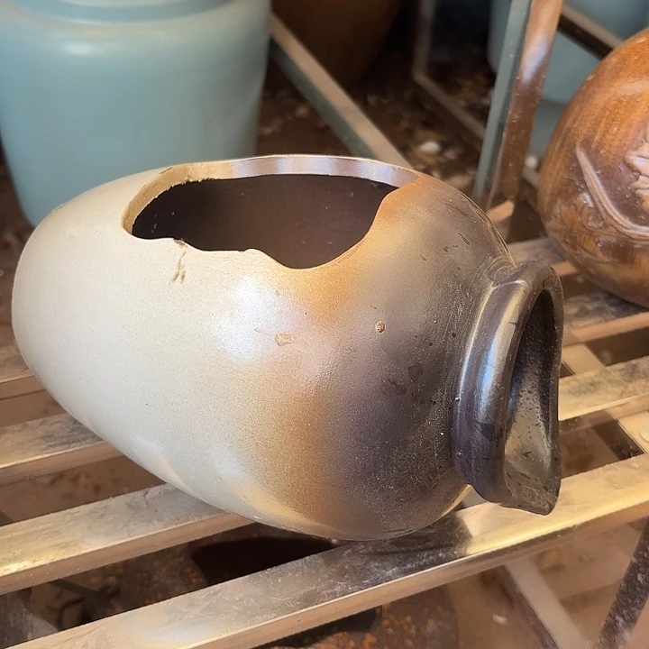 粗陶口径10/23/15进水口1厘米微瑕