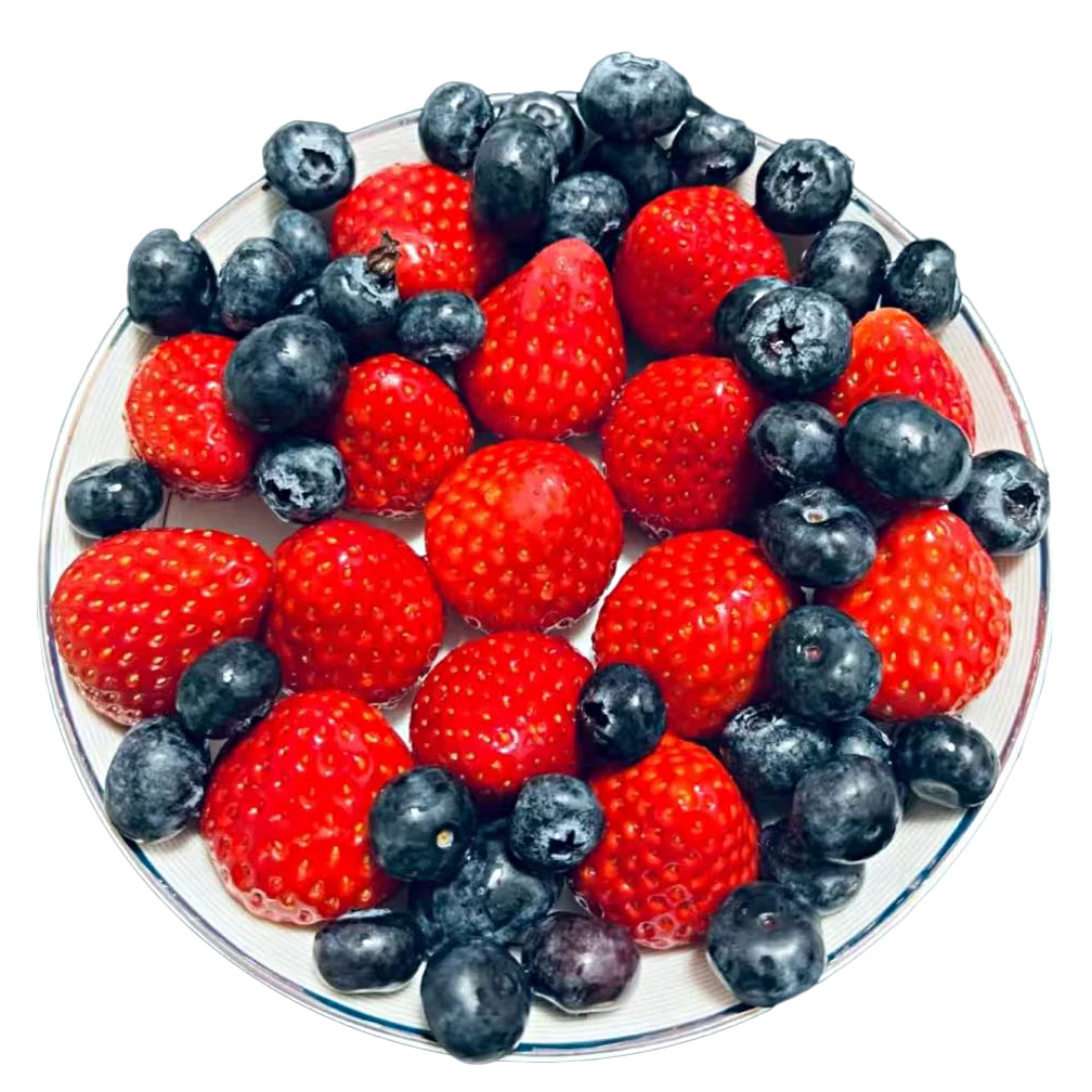 果切丹东红颜99草莓+蓝莓双拼250g