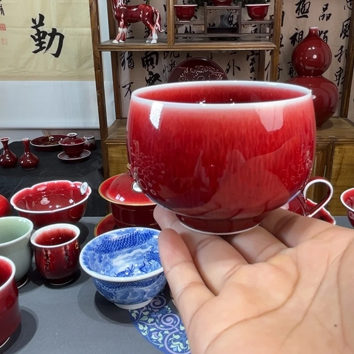 景德镇浅行窑大罗汉杯