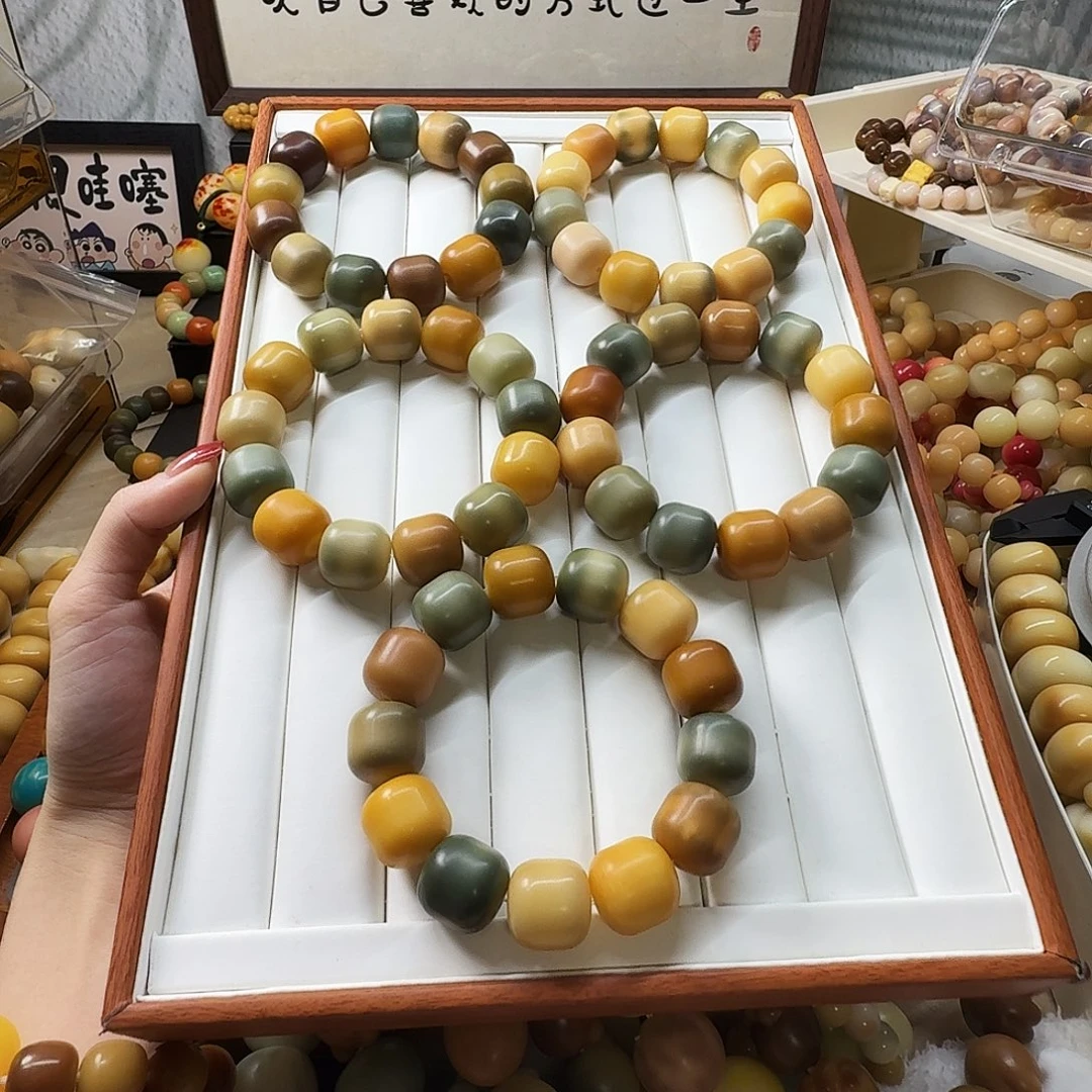 手串菩提根/象牙果18尺寸新品干磨