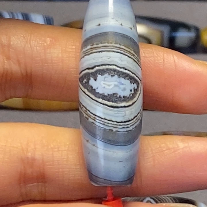 9***嗒玛瑙/玉髓合金蓝沁