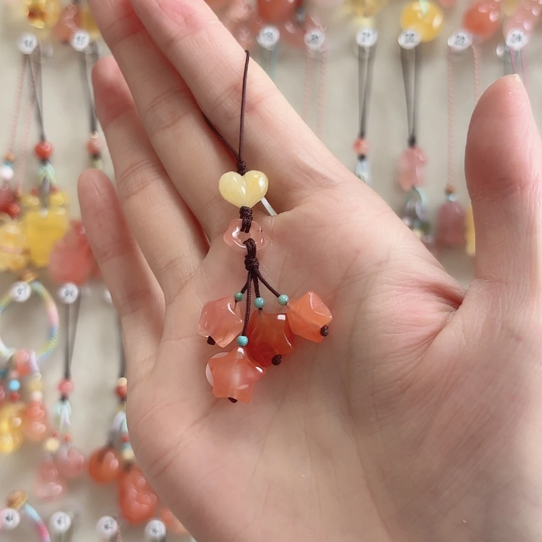 南红玛瑙未镶嵌吊坠(赠链)