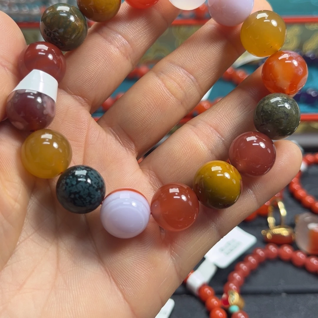 南红玛瑙未镶嵌手串