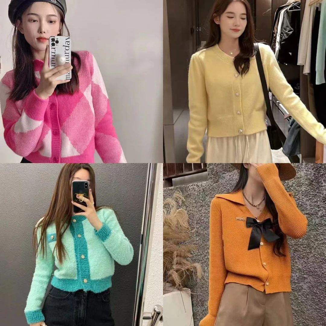 【糯米推荐】时尚百搭毛衣温柔气质针织衫外套编码【601--699】12月13