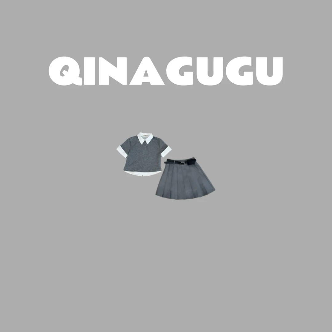 「假日乐章」气质轻奢时尚设计师高定韩版休闲百褶裙三件套套装