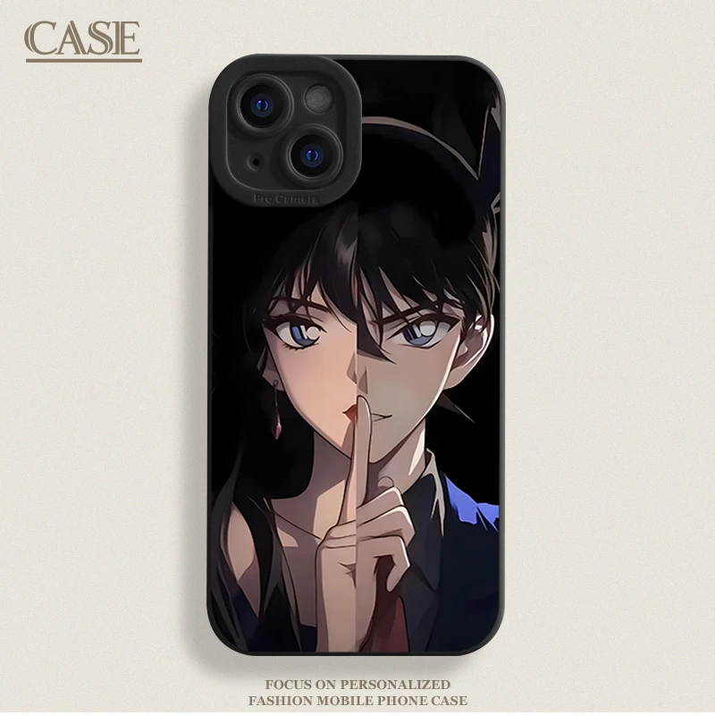 新一小兰适用iPhone16ProMax手机壳15苹果华为小米软oppo瞳影vivo