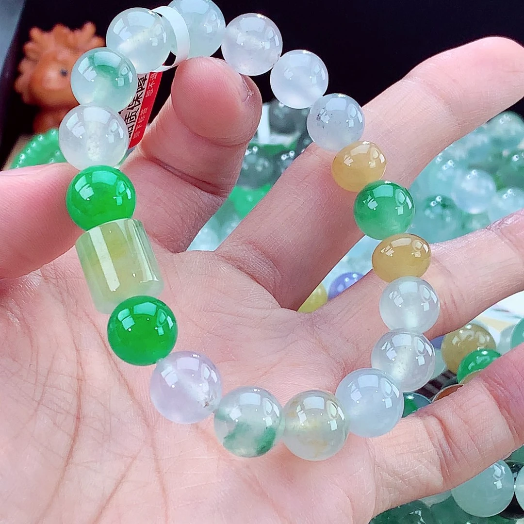 翡翠未镶嵌手链卡11