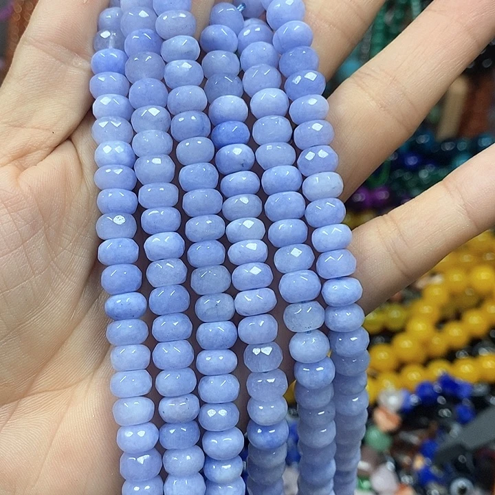 玛瑙/玉髓未镶嵌珠宝半成品玉髓切面卡8mm