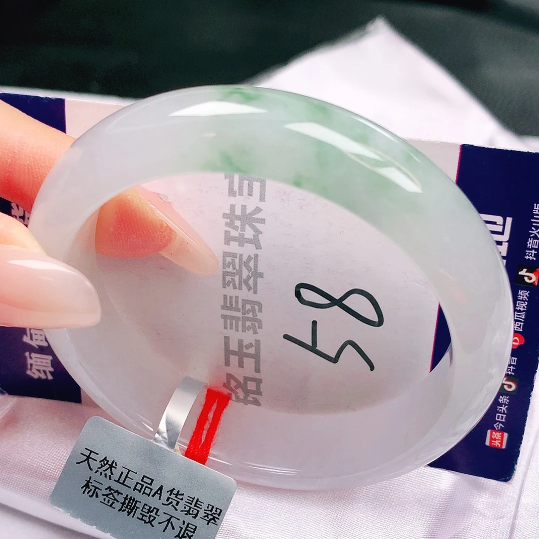 翡翠未镶嵌手镯缅甸天然a货翡翠手镯