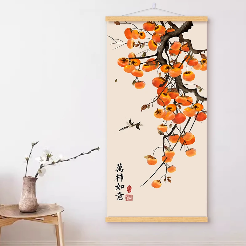 新中式【事事如意挂画】客厅过道书房餐厅玄关现代简约小清新装饰画