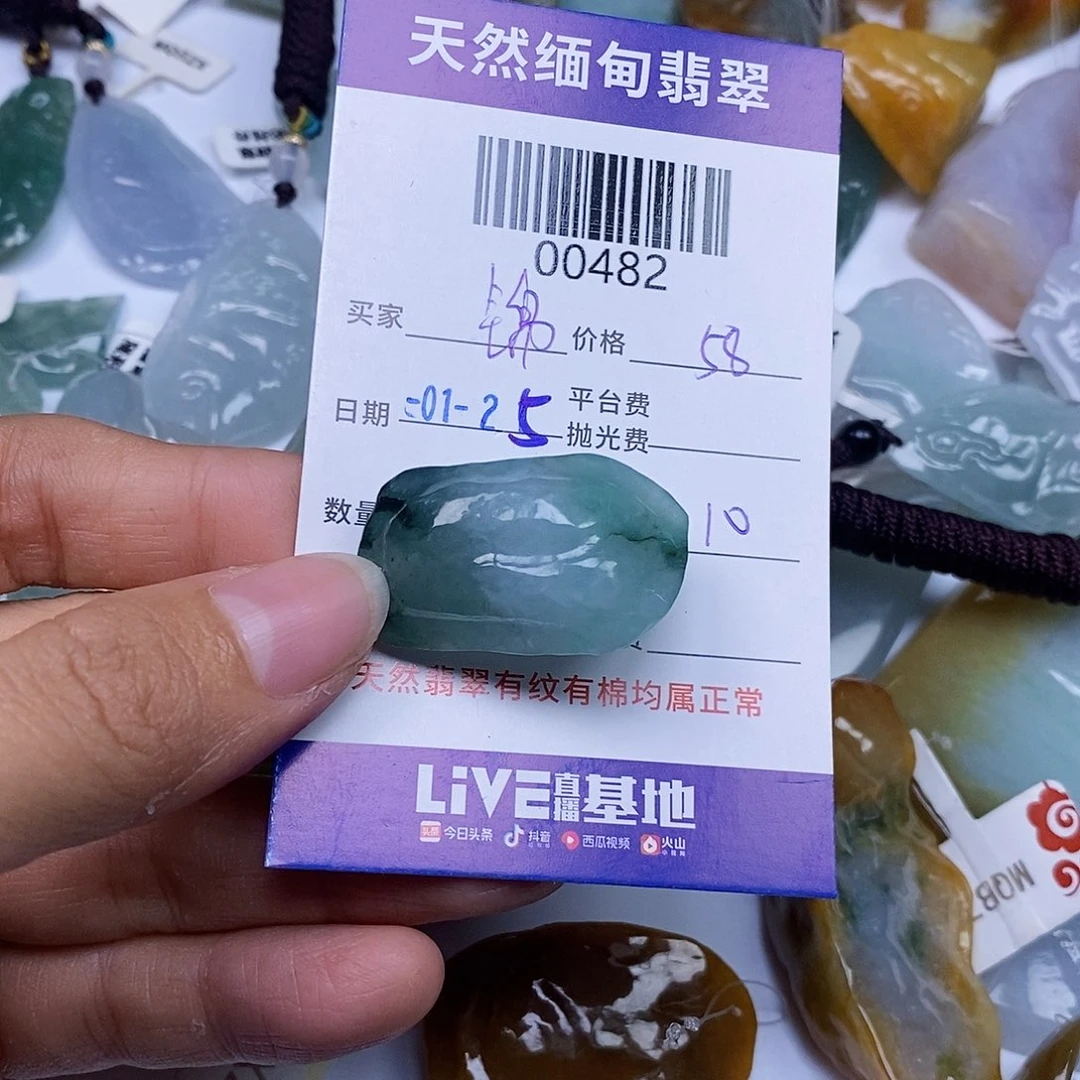 翡翠颈饰未镶嵌锦*