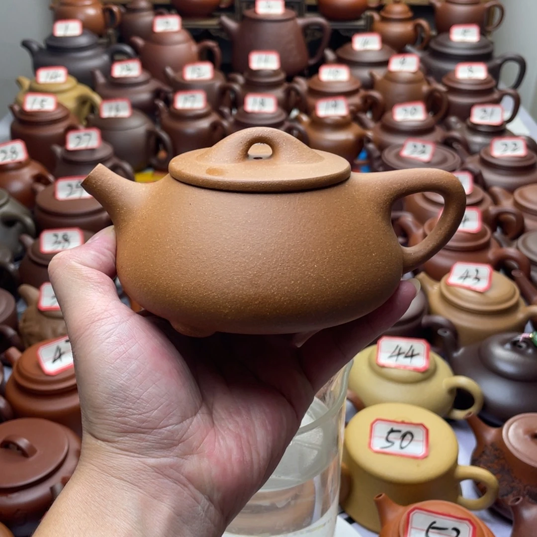 紫砂茶壶宜兴紫砂半手工