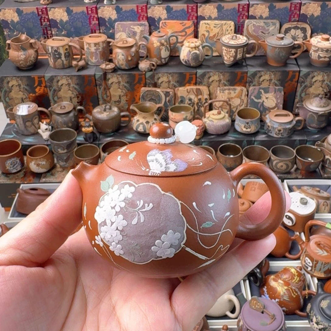 茶壶紫砂130cc原矿精工半手