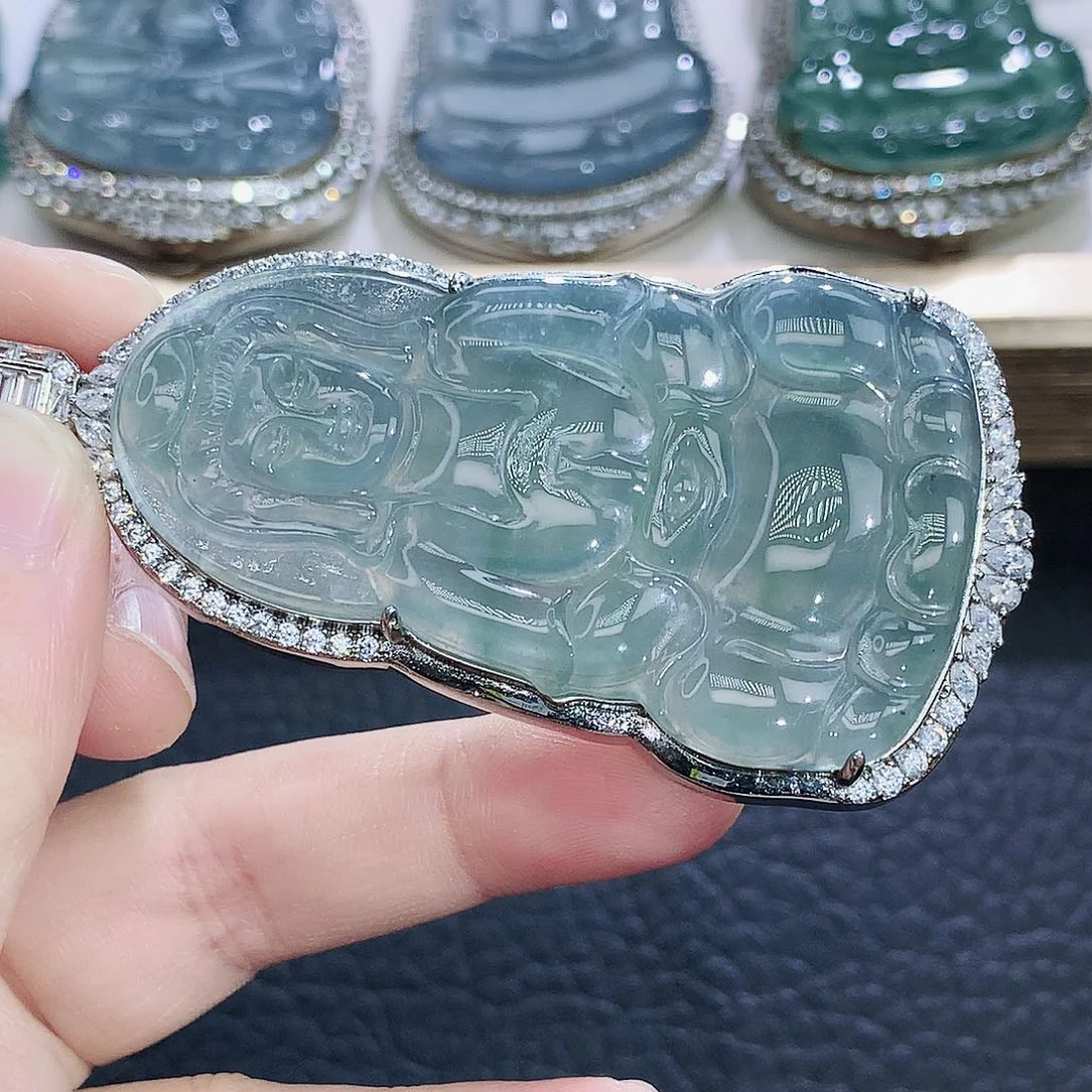 未镶嵌挂件翡翠翡翠