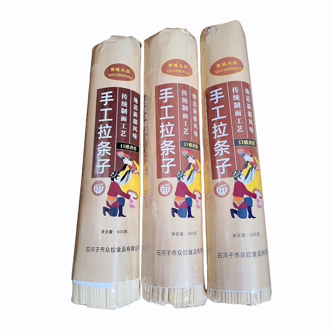 新疆西域众拉手工拉条子石河子兵团拉面拌面炒面速食手工粗挂面条
