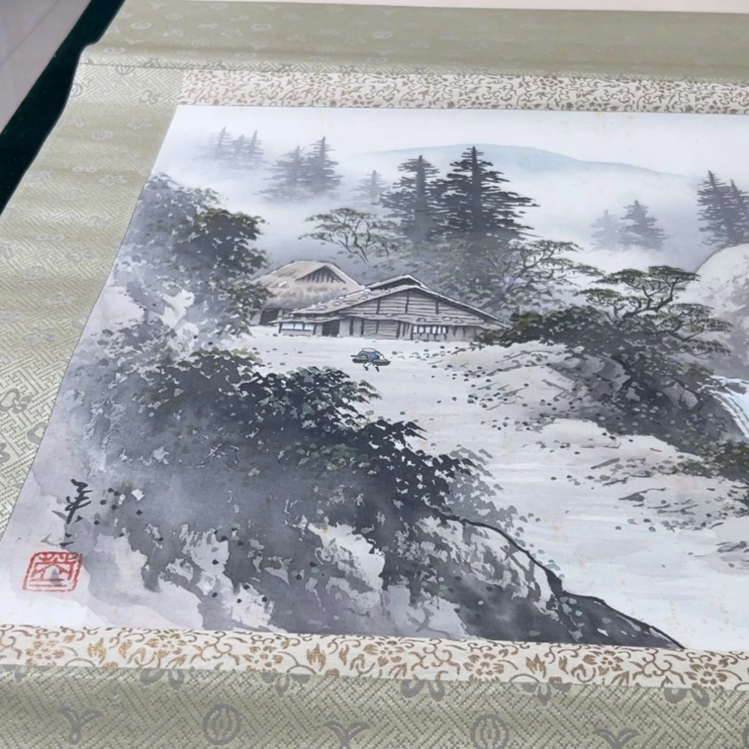 卷轴画哈*恭喜发财恭喜发财恭喜发财