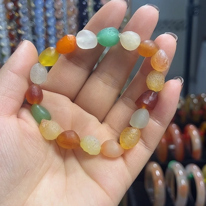 玛瑙/玉髓未镶嵌手链