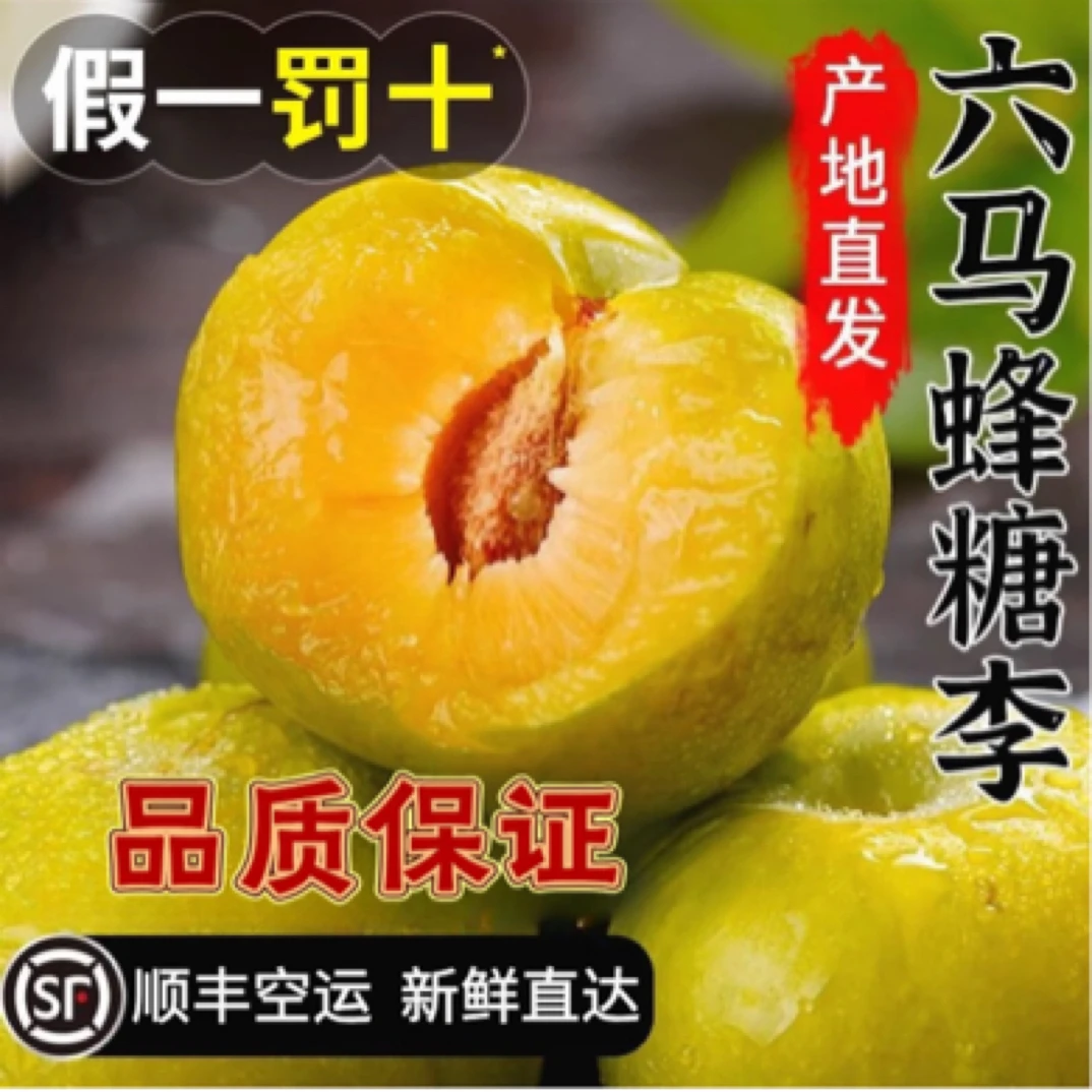 贵州六马蜂糖李当季新鲜水果现摘现发脆甜多汁