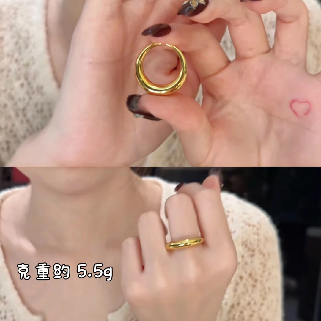 铜合金戒指 BIBI【面包戒】戒指J030