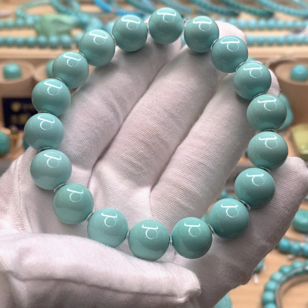 绿松石未镶嵌珠宝奇石11.5mm