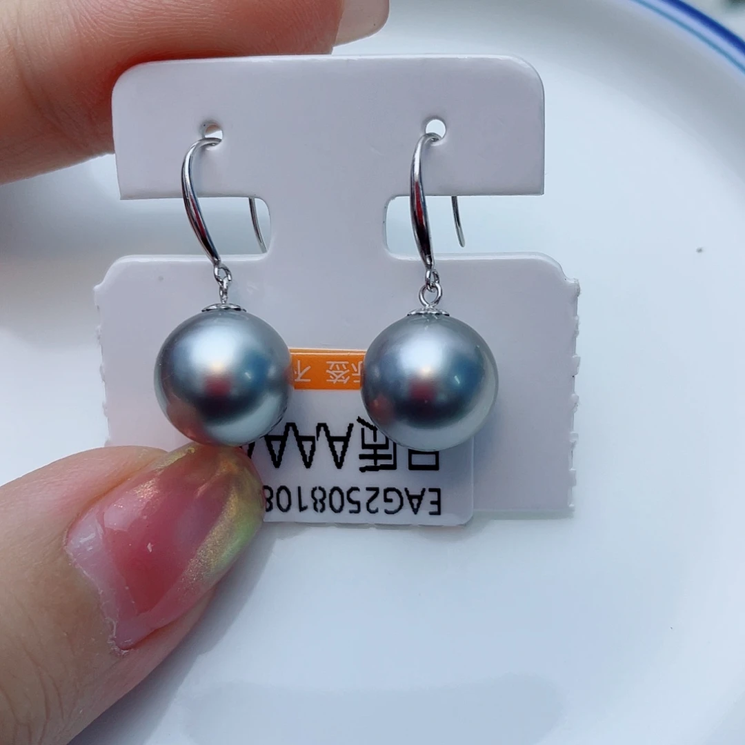 海水珍珠耳饰18K金镶嵌w47